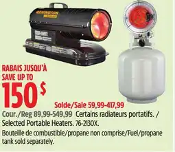 Canadian Tire Remington Selected Portable Heaters offer