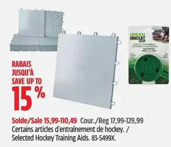 Canadian Tire Sherwood Selected Hockey Training Aids offer