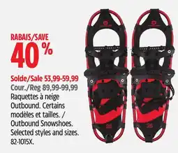 Canadian Tire Outbound Snowshoes offer