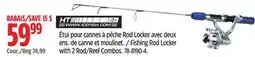 Canadian Tire HT Enterprises Fishing Rod Locker with 2 Rod/Reel Combos offer