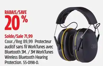 Canadian Tire 3M WorkTunes Wireless Bluetooth Hearing Protection offer