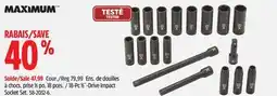 Canadian Tire maximum18-Pc 1⁄2˝-Drive Impact Socket Set offer