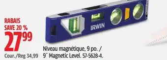 Canadian Tire IRWIN 9˝ Magnetic Level offer