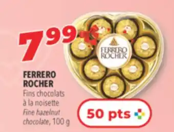 Familiprix FERRERO ROCHER Fine hazelnut chocolate, 100 g offer