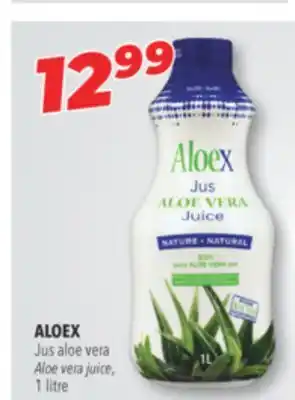 Familiprix ALOEX Aloe vera juice, 1 litre offer