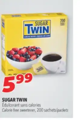 Familiprix SUGAR TWIN Calorie free sweetener, 200 sachets/packets offer