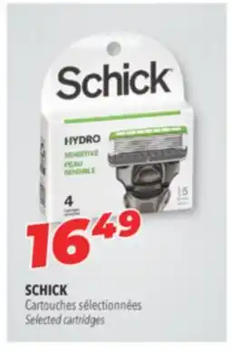 Familiprix SCHICK Selected cartridges offer