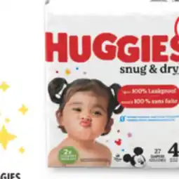 Familiprix HUGGIES, Couches Selected diapers or Baby wipes, recharges selected refills offer