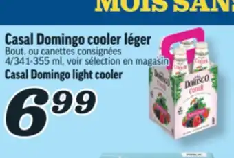 Marché Richelieu CASAL DOMINGO COOLER LÉGER | CASAL DOMINGO LIGHT COOLER offer