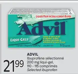 Brunet ADVIL Ibuprofène sélectionné 200 mg liqui-gel offer