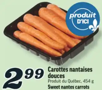 Marché Richelieu CAROTTES NANTAISES DOUCES | SWEET NANTES CARROTS offer