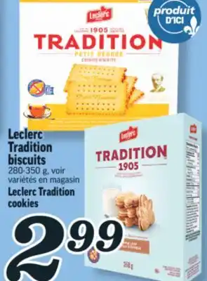 Marché Richelieu LECLERC TRADITION BISCUITS | LECLERC TRADITION COOKIES offer