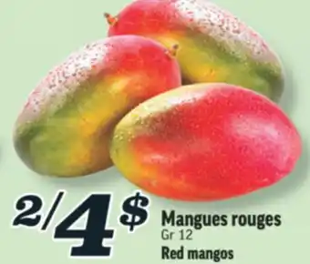 Marché Richelieu MANGUES ROUGES | RED MANGOS offer