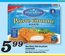 Marché Richelieu BLUE WATER FILETS DE POISSON ASSAISONNÉS | BLUE WATER SEASONED FISH FILLETS offer