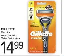 Brunet GILLETTE Rasoirs sélectionnés offer