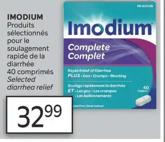 Brunet IMODIUM Produits sélectionnés pour le soulagement rapide de la diarrhée offer