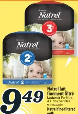 Marché Richelieu NATREL LAIT FINEMENT FILTRÉ | NATREL FINE-FILTERED MILK offer