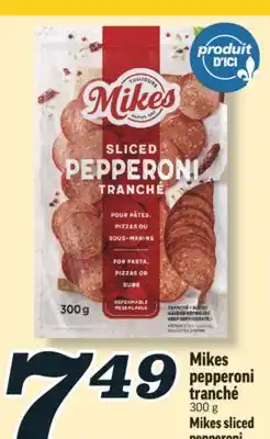 Marché Richelieu MIKES PEPPERONI TRANCHÉ | MIKES SLICED PEPPERONI offer