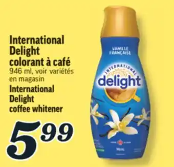 Marché Richelieu INTERNATIONAL DELIGHT COLORANT À CAFÉ | INTERNATIONAL DELIGHT COFFEE WHITENER offer