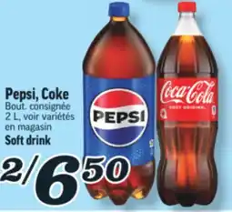 Marché Richelieu PEPSI, COKE BOUT SOFT | SOFT DRINK offer