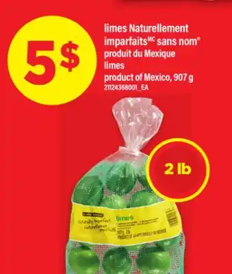 Maxi LIMES NATURELLEMENT IMPARFAITSMC SANS NOM | limes, 907 g offer