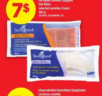 Maxi FILETS DE POISSON SEAQUEST | fish fillets, 400 g offer