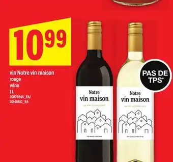 Maxi VIN NOTRE VIN MAISON ROUGE | WINE, 1L offer