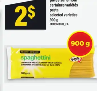 Maxi PÂTES SANS NOM | pasta, 900 g offer