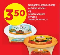 Maxi TREMPETTE FONTAINE SANTÉ | DIP, 227-260 g offer