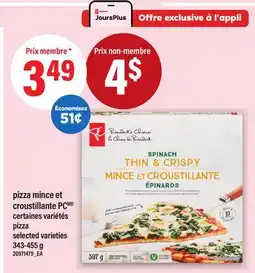 Maxi PIZZA MINCE ET CROUSTILLANTE PCMD | pizza, 343-455 g offer