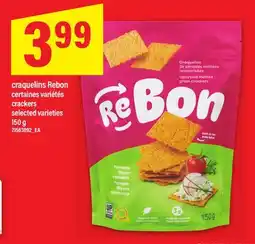 Maxi CRAQUELINS REBON | crackers, 150 g offer