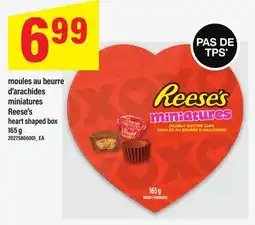 Maxi MOULES AU BEURRE D'ARACHIDES MINIATURES REESE'S | HEART SHAPED BOX, 165 G offer