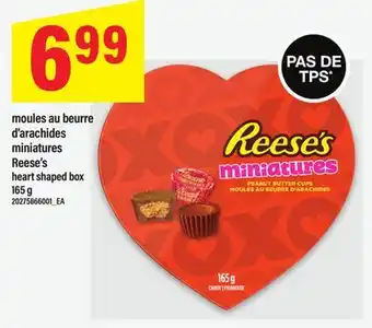 Maxi MOULES AU BEURRE D'ARACHIDES MINIATURES REESE'S | HEART SHAPED BOX, 165 G offer