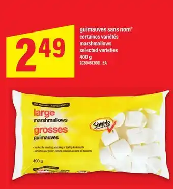 Maxi GUIMAUVES SANS NOM | marshmallows, 400 g offer