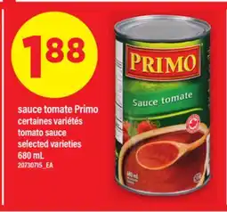 Maxi SAUCE TOMATE PRIMO | TOMATO SAUCE, 680 ML offer