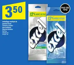 Maxi EMBALLAGE MULTIPLE DE GOMME EXCEL | GUM MULTIPACK, 75/77 g offer