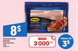 Maxi DINDE GENRE BACON BUTTERBALL | TURKEY STYLE BACON, 375 g offer