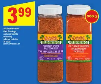 Maxi ASSAISONNEMENTS COOL RUNNINGS | SEASONING, 30-900 G offer