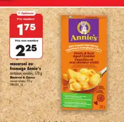 Maxi MACARONI OU FROMAGE ANNIE'S | MACARONI & CHEESE, 170 g offer