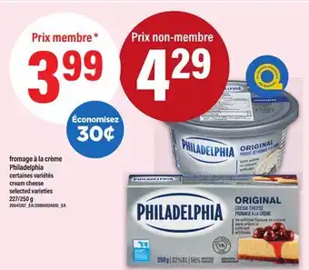 Maxi FROMAGE À LA CRÈME PHILADELPHIA | cream cheese, 227/250 g offer