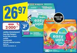 Maxi CULOTTES D'ENTRAÎNEMENT EASY-UPS PAMPERS | training pants, 46-74 un offer