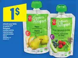 Maxi ALIMENTS POUR BÉBÉS EN SACHET PCMD BIOLOGIQUE | baby food pouch, 128 mL offer