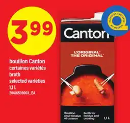 Maxi BOUILLON CANTON | broth, 1,1 L offer