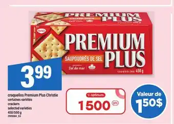 Maxi CRAQUELINS PREMIUM PLUS CHRISTIE | crackers, 450/500 g offer