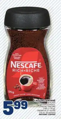 Marché Bonichoix NESCAFÉ INSTANT COFFEE offer