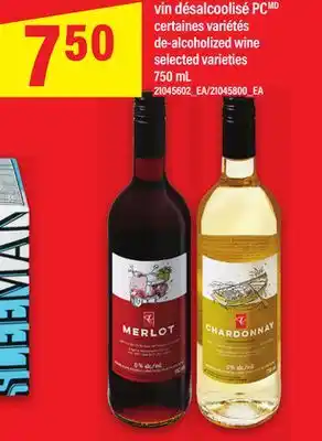 Maxi VIN DÉSALCOOLISÉ PC | De-alcoholized wine, 750 mL offer