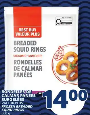 Marché Bonichoix VALEUR PLUS FROZEN BREADED SQUID RINGS offer