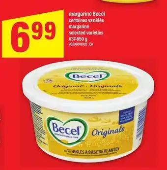 Maxi MARGARINE BECEL | margarine, 637-850 G offer