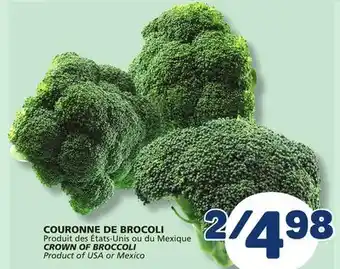 Marché Bonichoix CROWN OF BROCCOLI offer