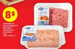 Maxi POULET HACHÉ OU HACHIS DE DINDE PCMD MENU BLEUMC | GROUND CHICKEN OR MINCED TURKEY, 454 G offer